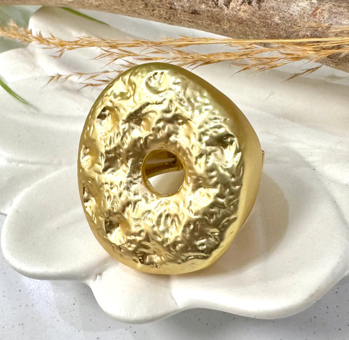 Round Thick Gold Ring