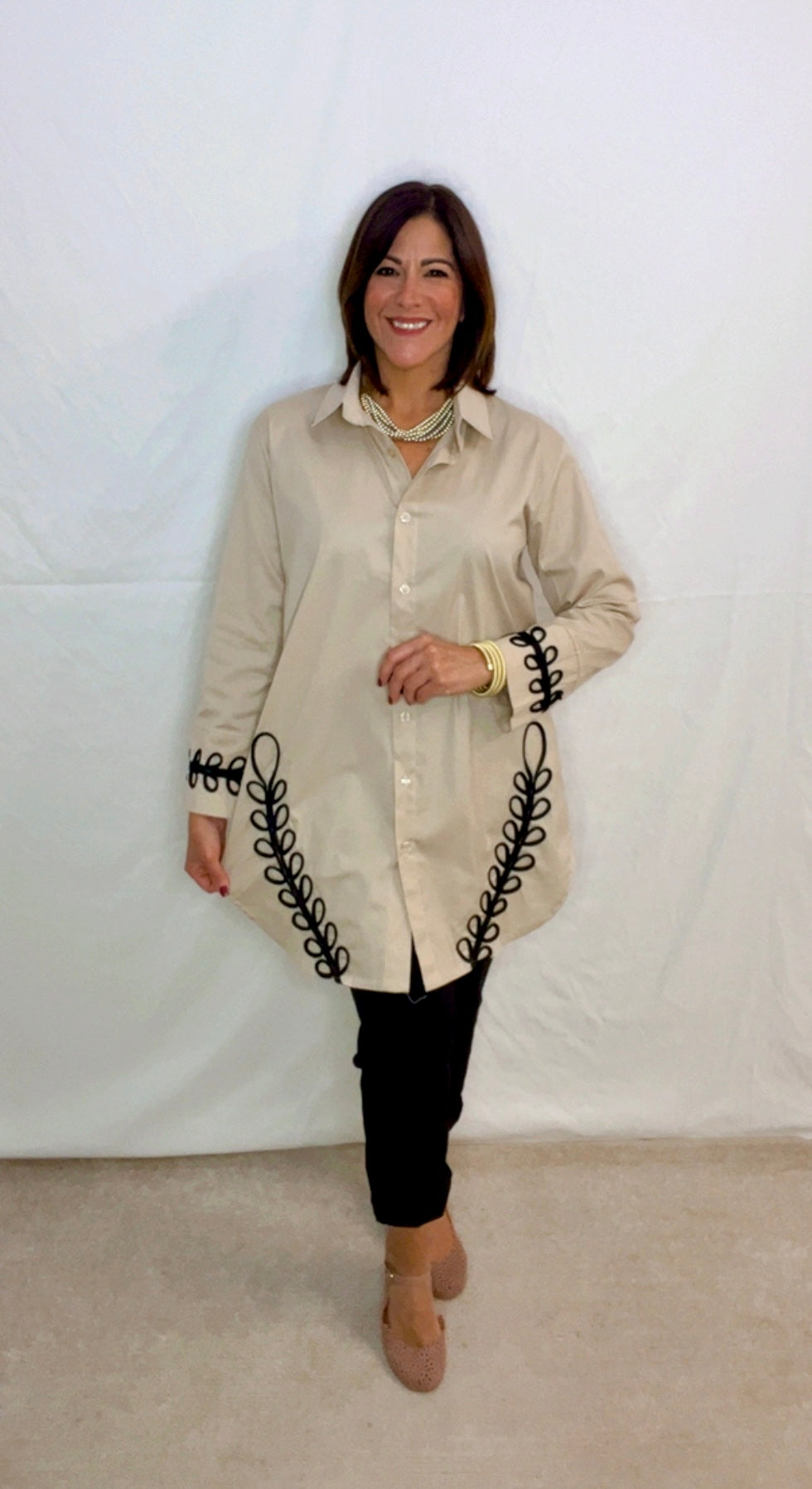 Italian Hem Application Tunic