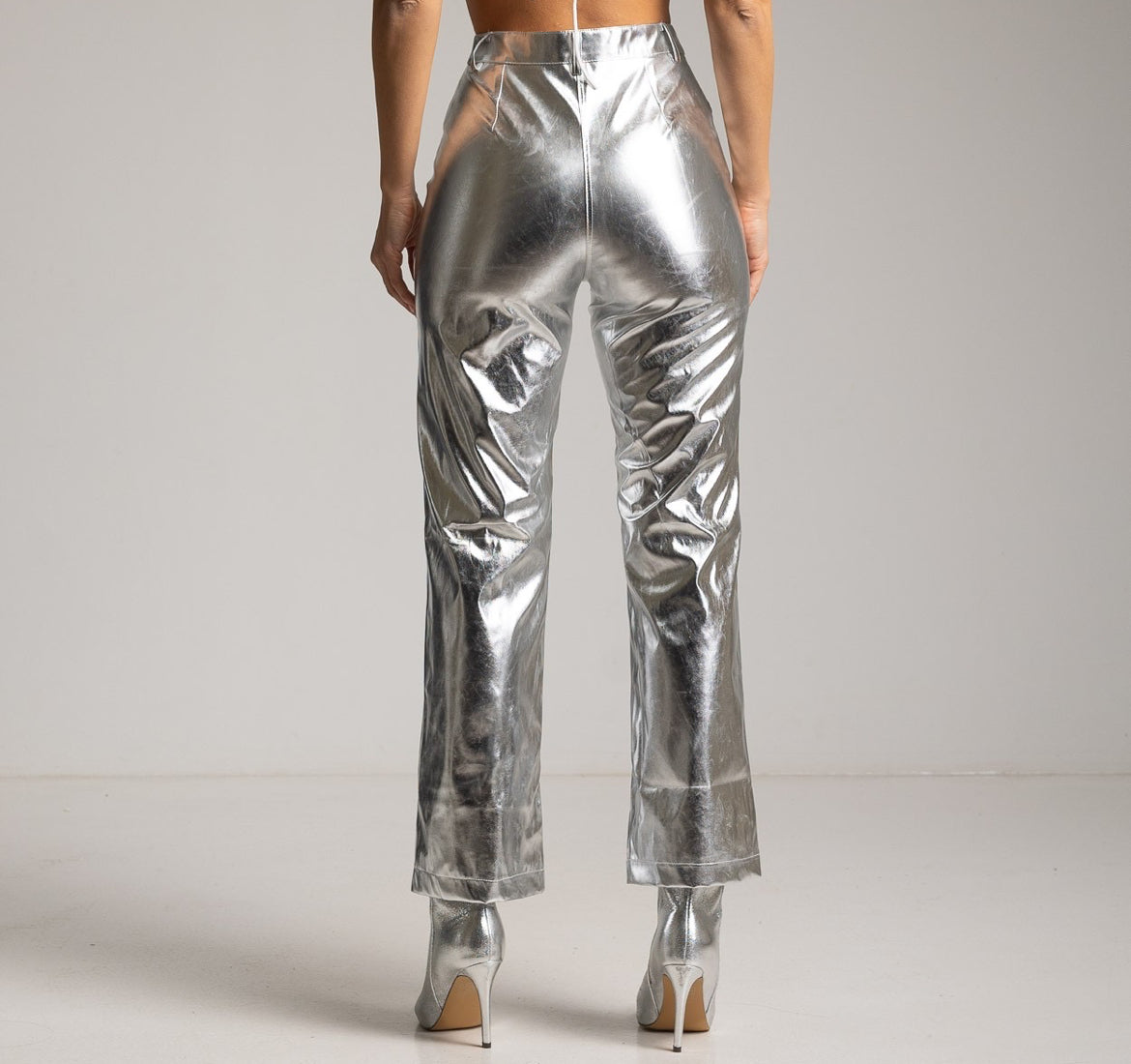 Metallic High waist Jeani