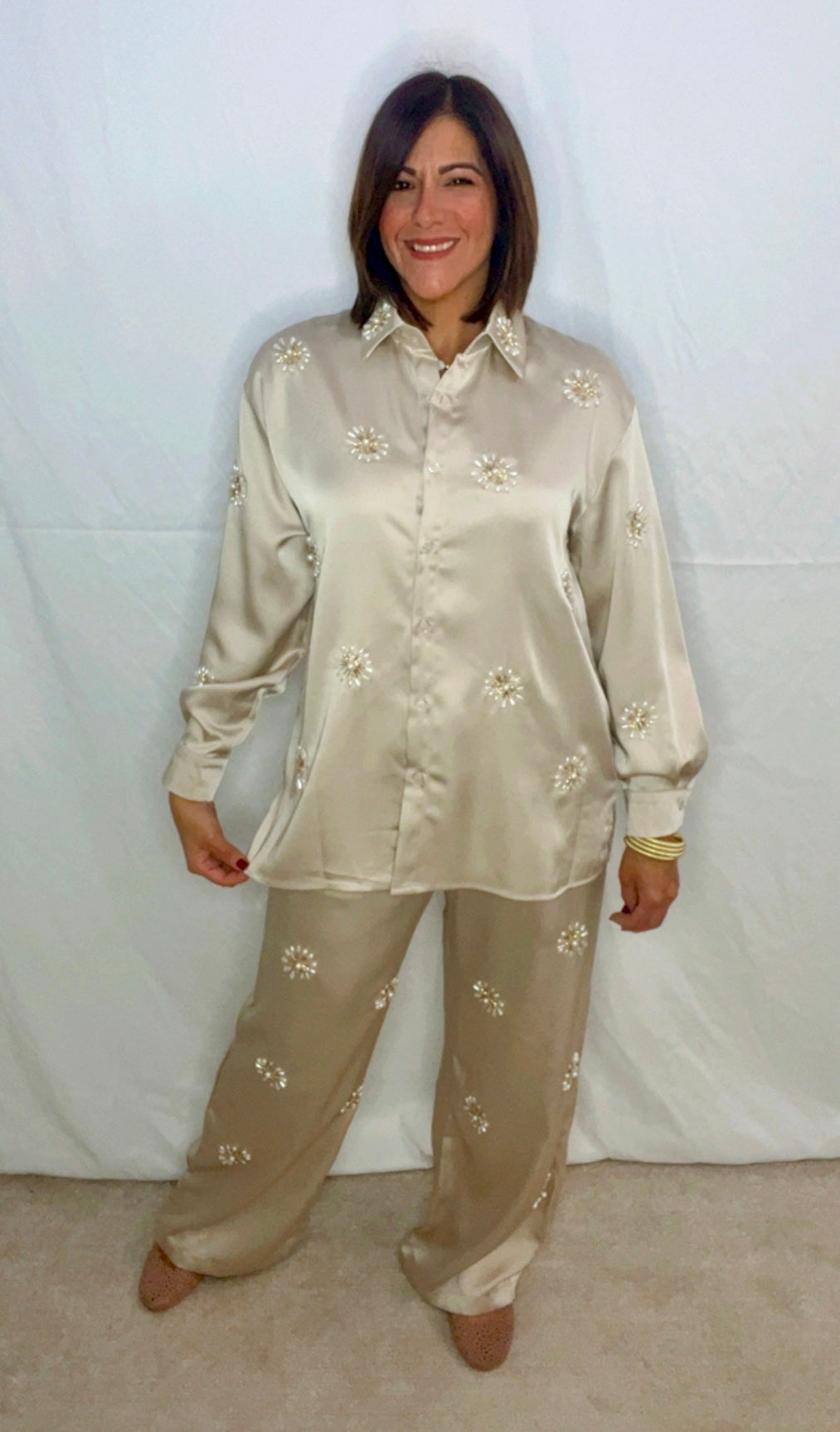 Italian Pearls Pant Set