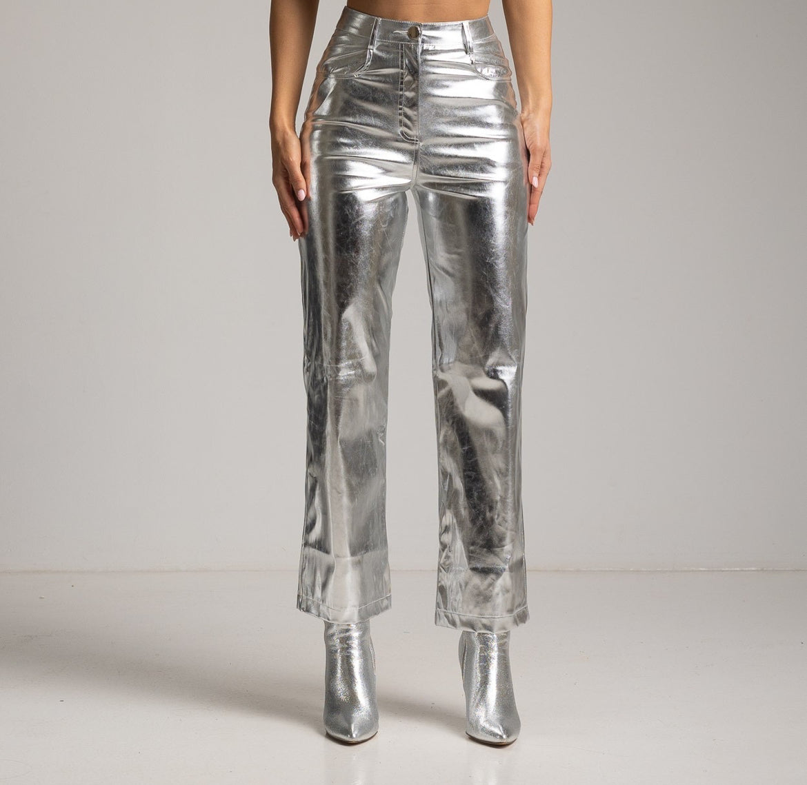 Metallic High waist Jeani