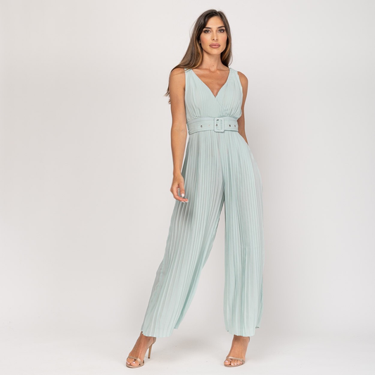 Pleated Jumpsuit -small